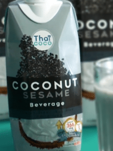 Thai Coco Sesame Coconut Beverage Styled