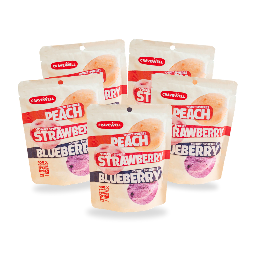 Cravewell Mix Yogurt Sphere Fruit Crunch 20g x 5